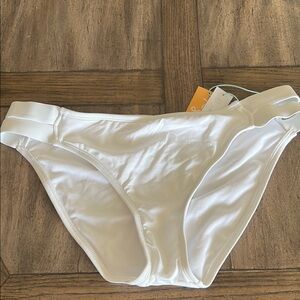 Kona Sol White Bikini Bottom